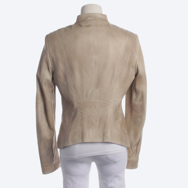 Image 2 of LeatherJacket 42 Beige in color White | Vite EnVogue