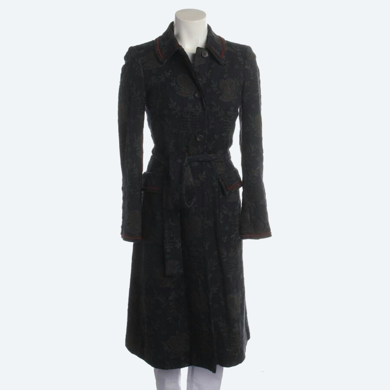 Image 1 of Wool Coat 32 Multicolored in color Multicolored | Vite EnVogue
