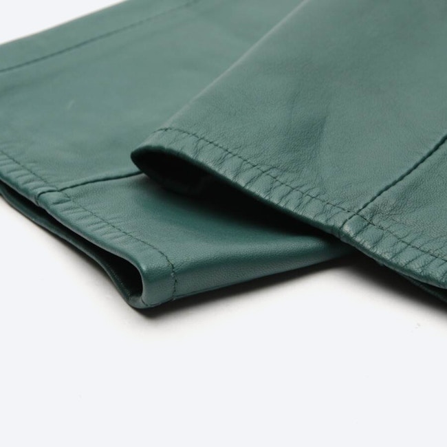 Image 3 of Leather Pants 36 Green in color Green | Vite EnVogue