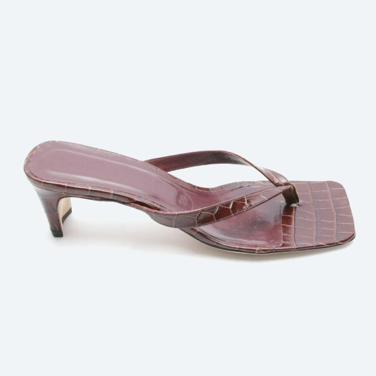Image 1 of Heeled Sandals EUR38 Bordeaux in color Red | Vite EnVogue