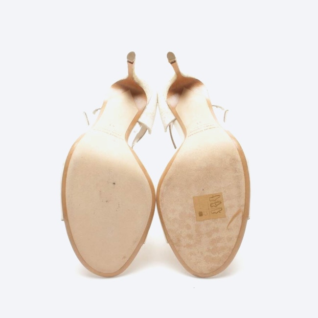 Image 4 of Heeled Sandals EUR 41 Beige in color White | Vite EnVogue