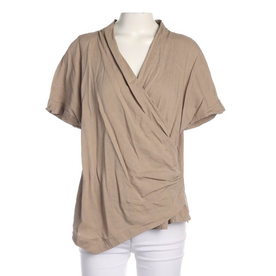 Image 1 of Shirt Blouse M Light Brown in color Brown | Vite EnVogue