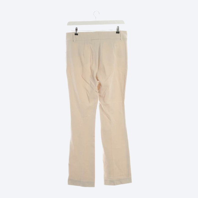 Image 2 of Trousers 42 Cream in color White | Vite EnVogue