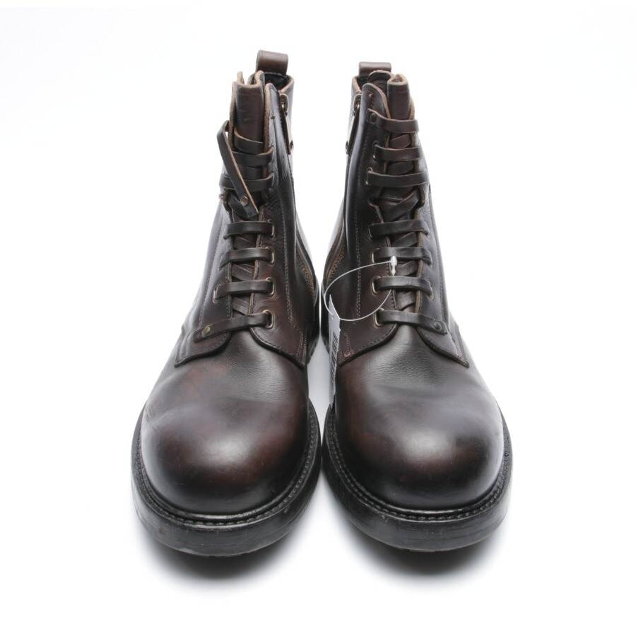 Image 2 of Ankle Boots EUR 43 Dark Brown in color Brown | Vite EnVogue