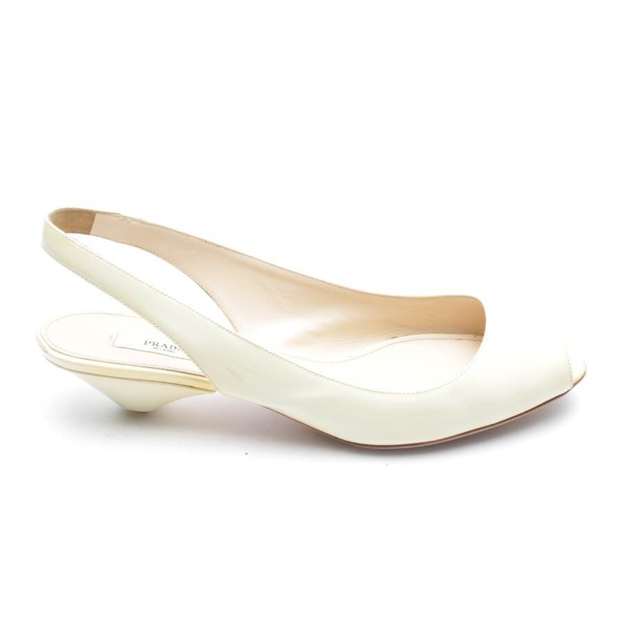 Bild 1 von Sandaletten EUR 39 Cream in Farbe Weiß | Vite EnVogue