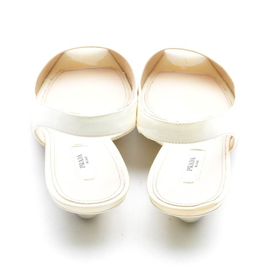 Image 3 of Heeled Sandals EUR 39 Cream in color White | Vite EnVogue