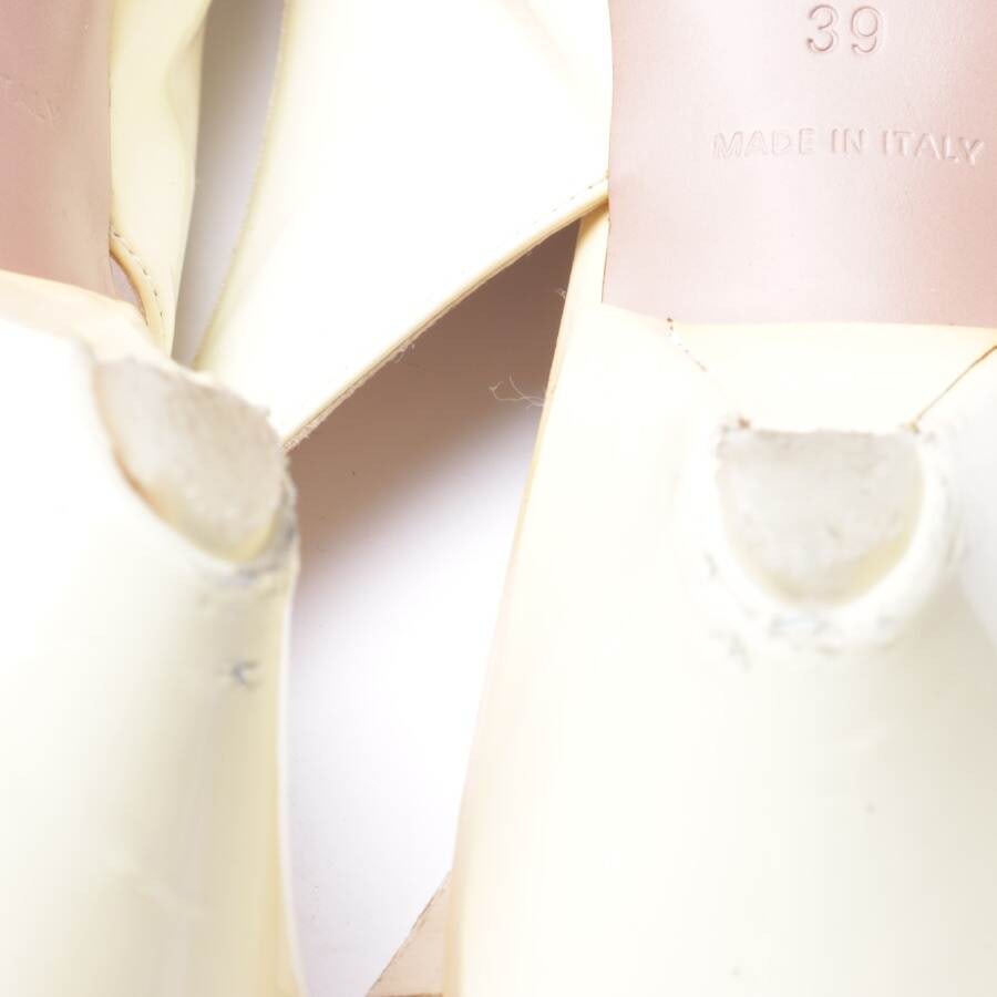 Image 5 of Heeled Sandals EUR 39 Cream in color White | Vite EnVogue