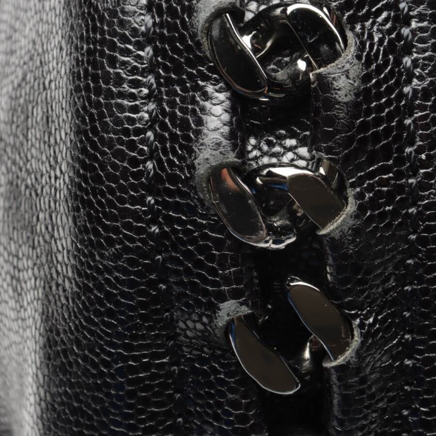 Image 8 of Hobo Chain Bag Caviar Leather Shoulder Bag Black in color Black | Vite EnVogue