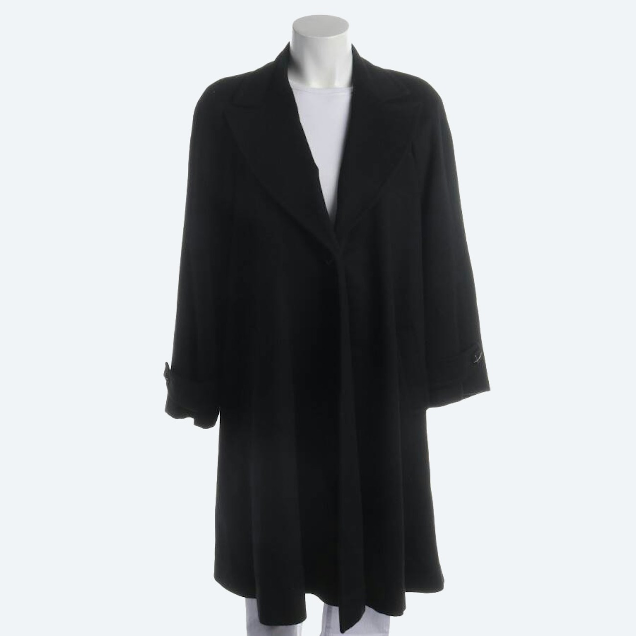 Image 1 of Cashmere Coat 36 Black in color Black | Vite EnVogue
