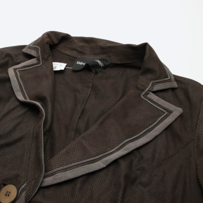 Image 3 of LeatherJacket 38 Dark Brown in color Brown | Vite EnVogue