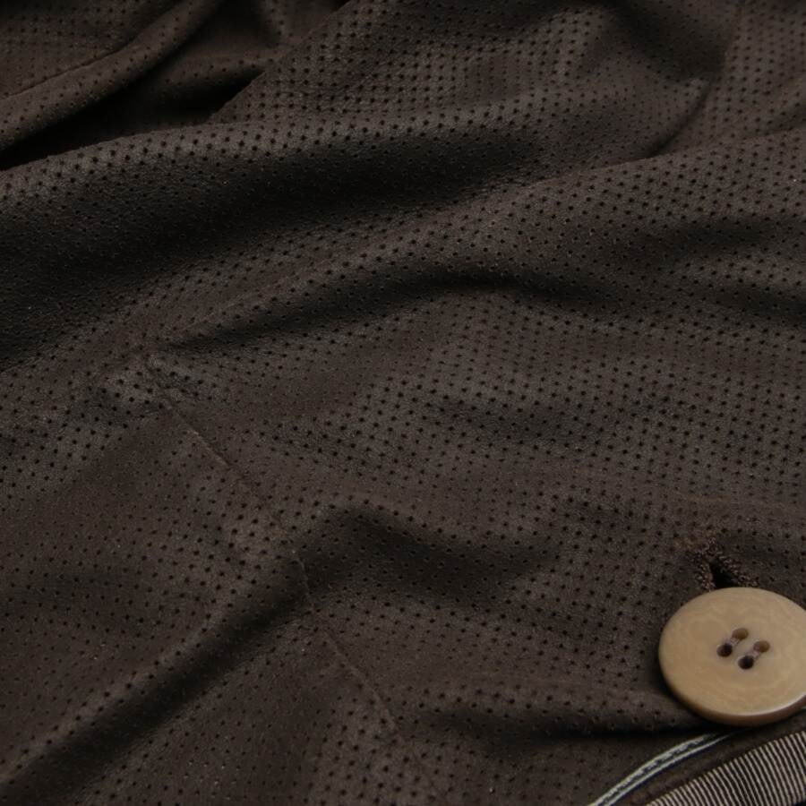 Image 4 of LeatherJacket 38 Dark Brown in color Brown | Vite EnVogue
