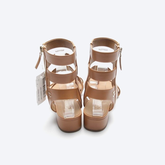 Image 3 of Heeled Sandals EUR 38.5 Light Brown in color Brown | Vite EnVogue