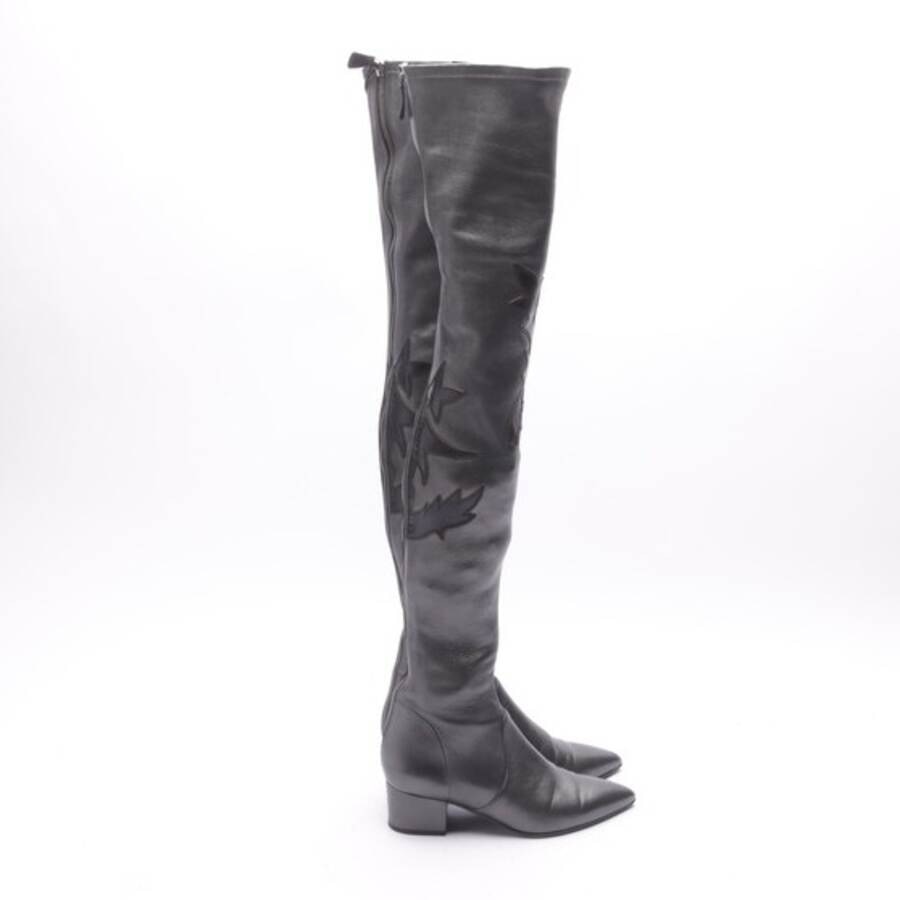 Image 1 of Overknee Boots EUR 36 Dark Gray in color Gray | Vite EnVogue