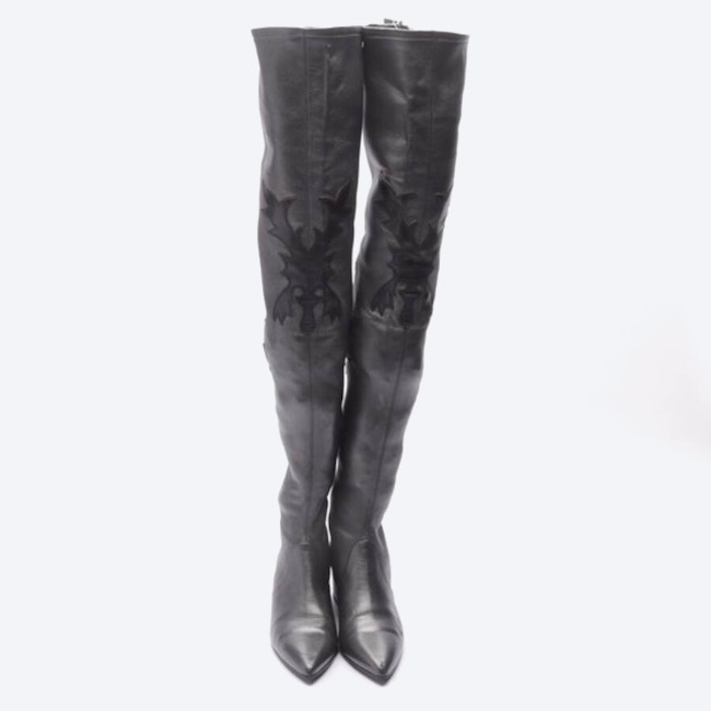 Image 2 of Overknee Boots EUR 36 Dark Gray in color Gray | Vite EnVogue