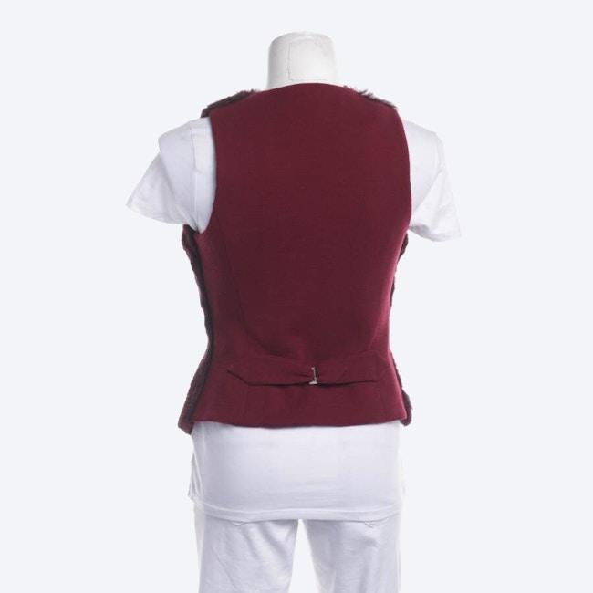 Image 2 of Fur Vest 36 Bordeaux in color Red | Vite EnVogue