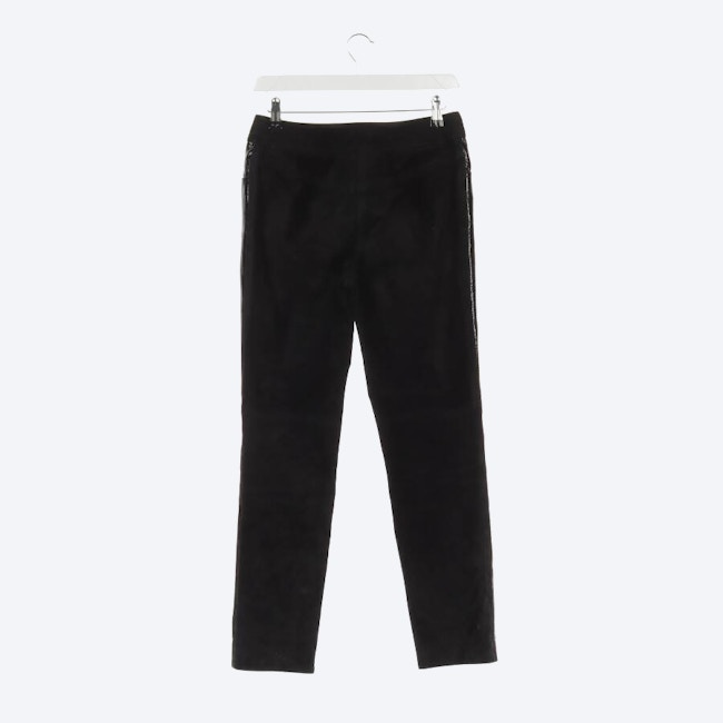 Image 2 of Leather Pants 34 Black in color Black | Vite EnVogue