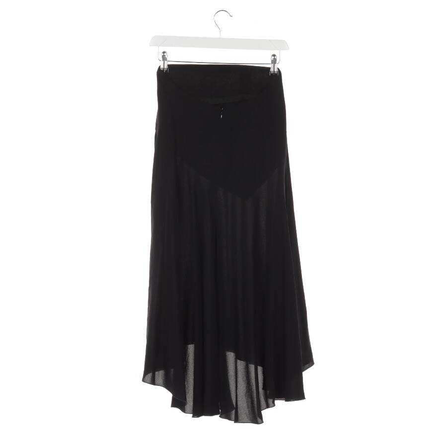 Image 2 of Silk Skirt 36 Black in color Black | Vite EnVogue