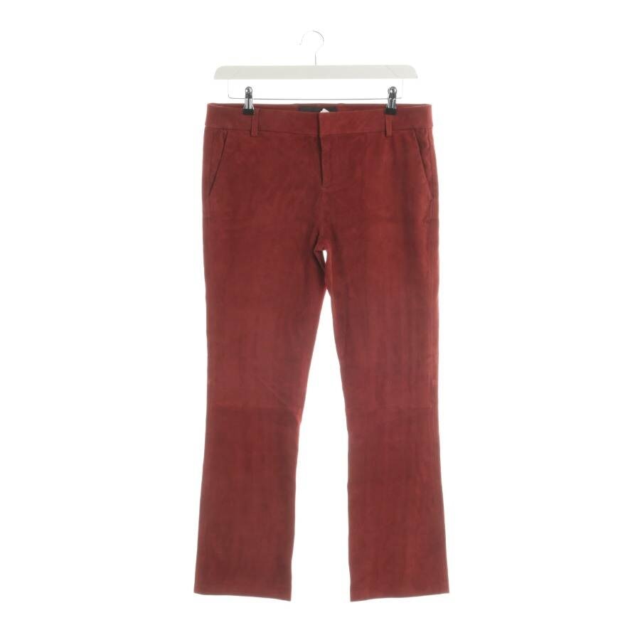 Image 1 of Leather Pants 46 Bordeaux in color Red | Vite EnVogue