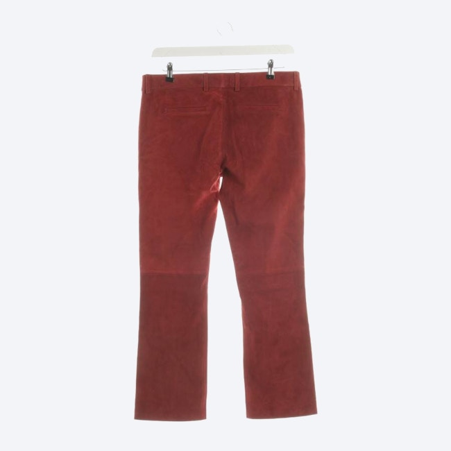 Image 2 of Leather Pants 46 Bordeaux in color Red | Vite EnVogue