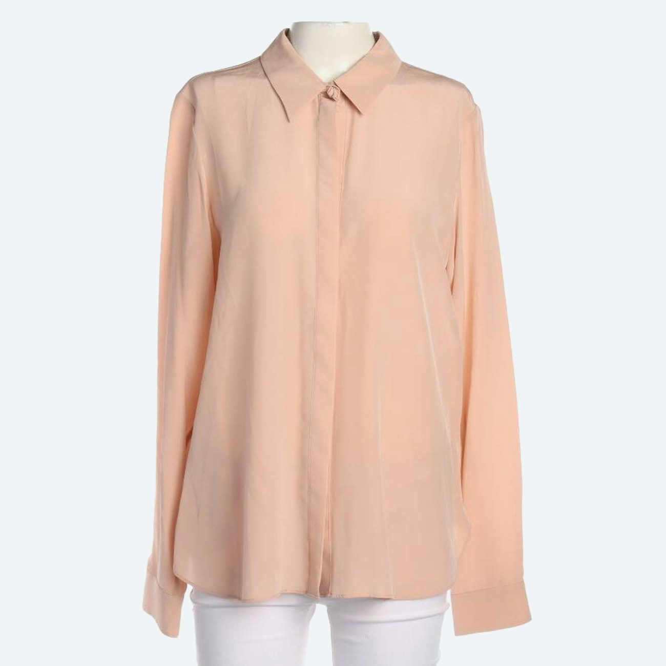 Image 1 of Silk Shirt 38 Peach in color Orange | Vite EnVogue