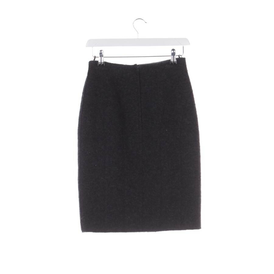 Image 2 of Wool Skirt 34 Dark Gray in color Gray | Vite EnVogue