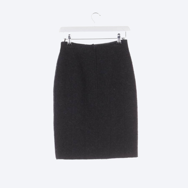 Image 2 of Wool Skirt 34 Dark Gray in color Gray | Vite EnVogue