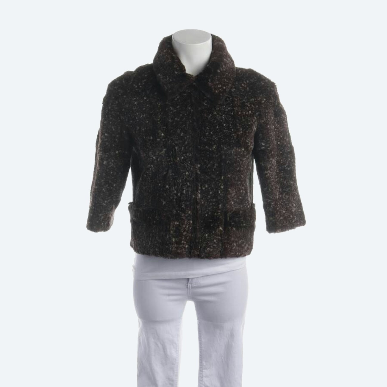 Image 1 of Fur Jacket 34 Brown in color Brown | Vite EnVogue