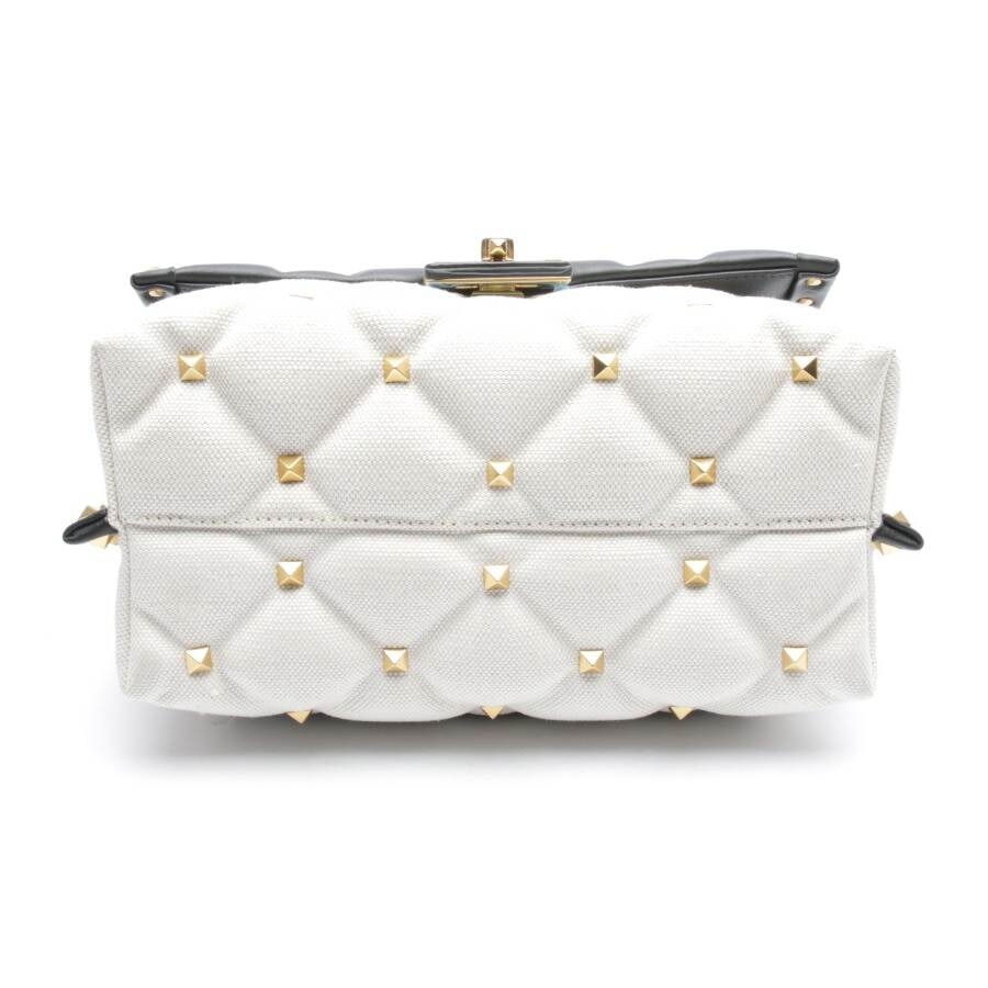 Image 3 of Rockstud Handbag Beige in color White | Vite EnVogue