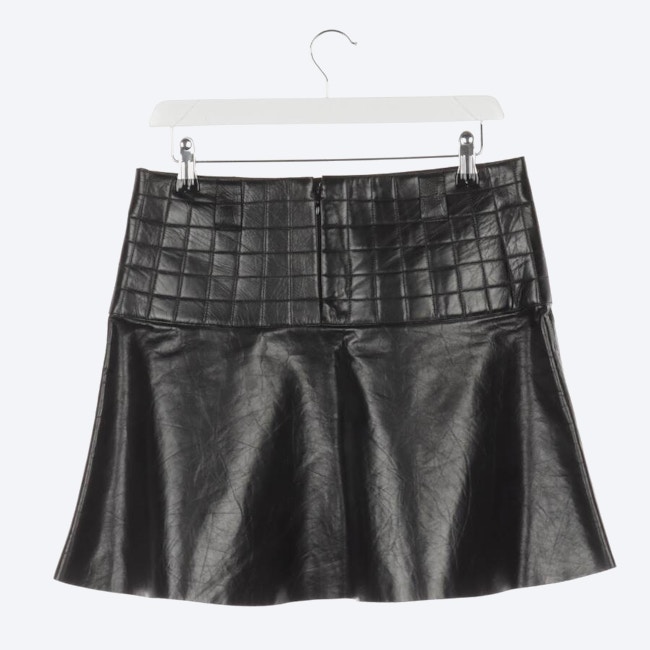 Image 2 of Leather Skirt 36 Black in color Black | Vite EnVogue