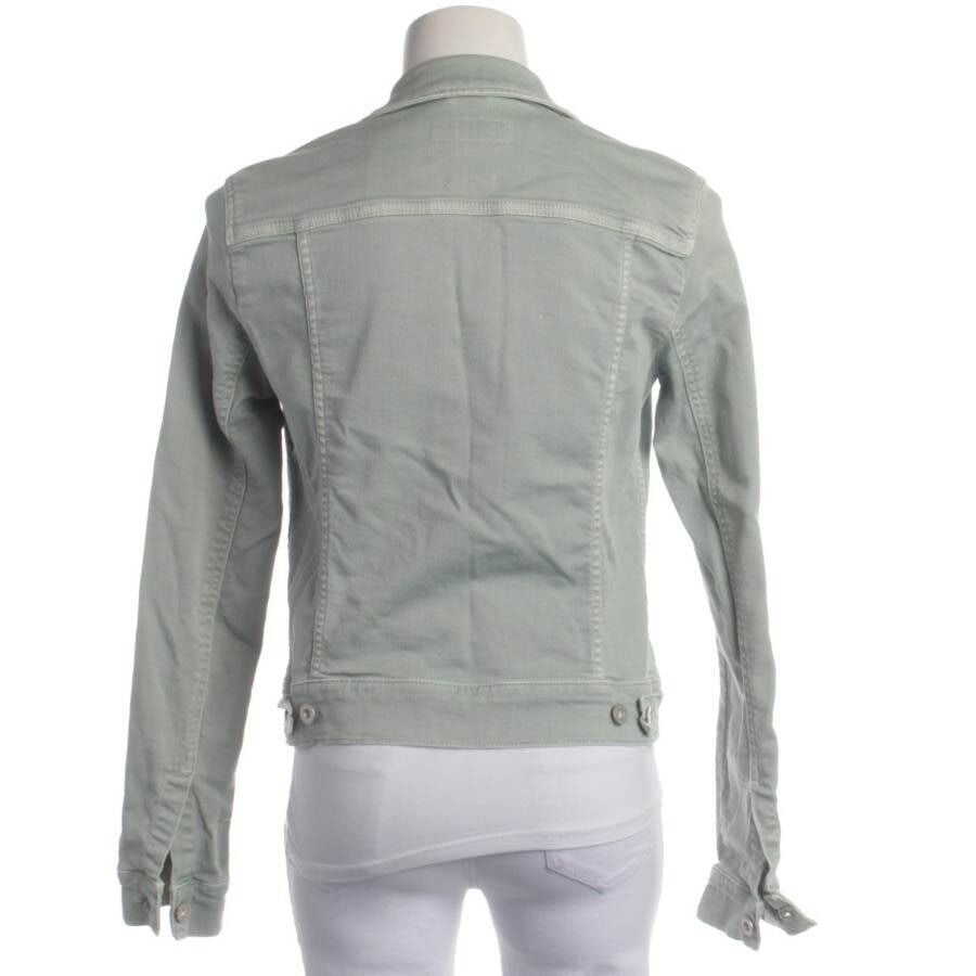 Image 2 of Jeans Jacket S Light Green in color Green | Vite EnVogue