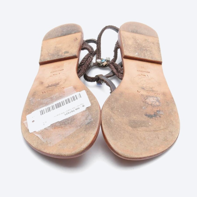 Image 4 of Sandals EUR 36 Dark Brown in color Brown | Vite EnVogue