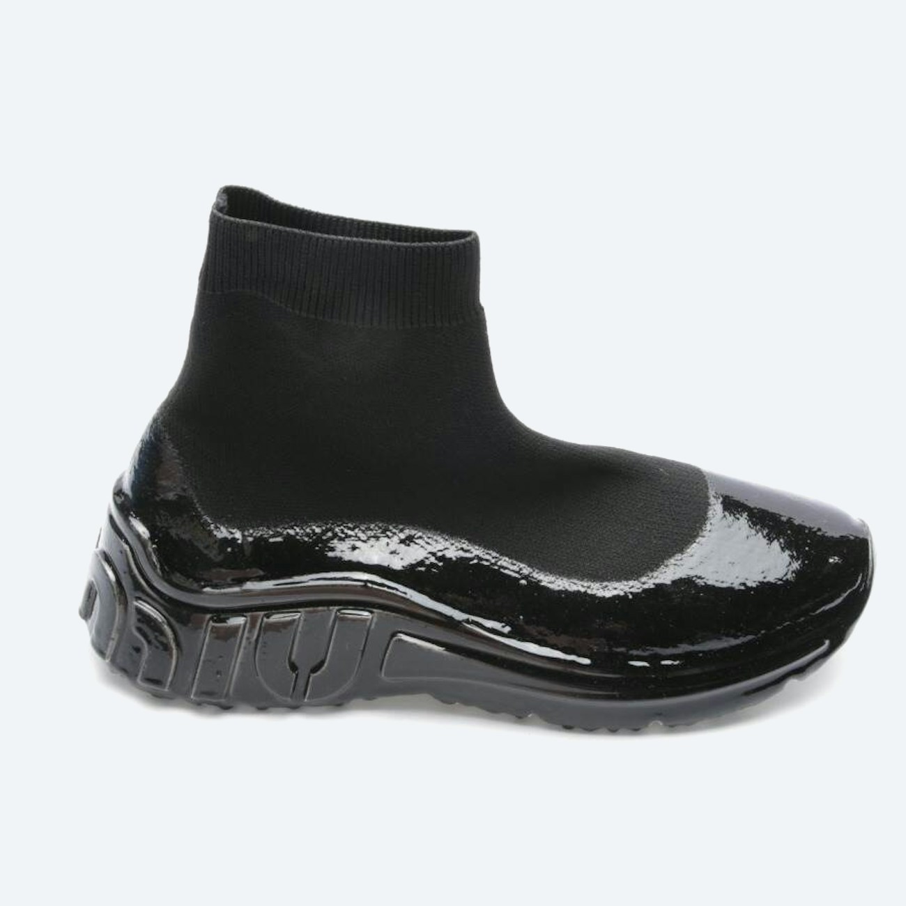 Image 1 of High-Top Sneakers EUR 38.5 Black in color Black | Vite EnVogue