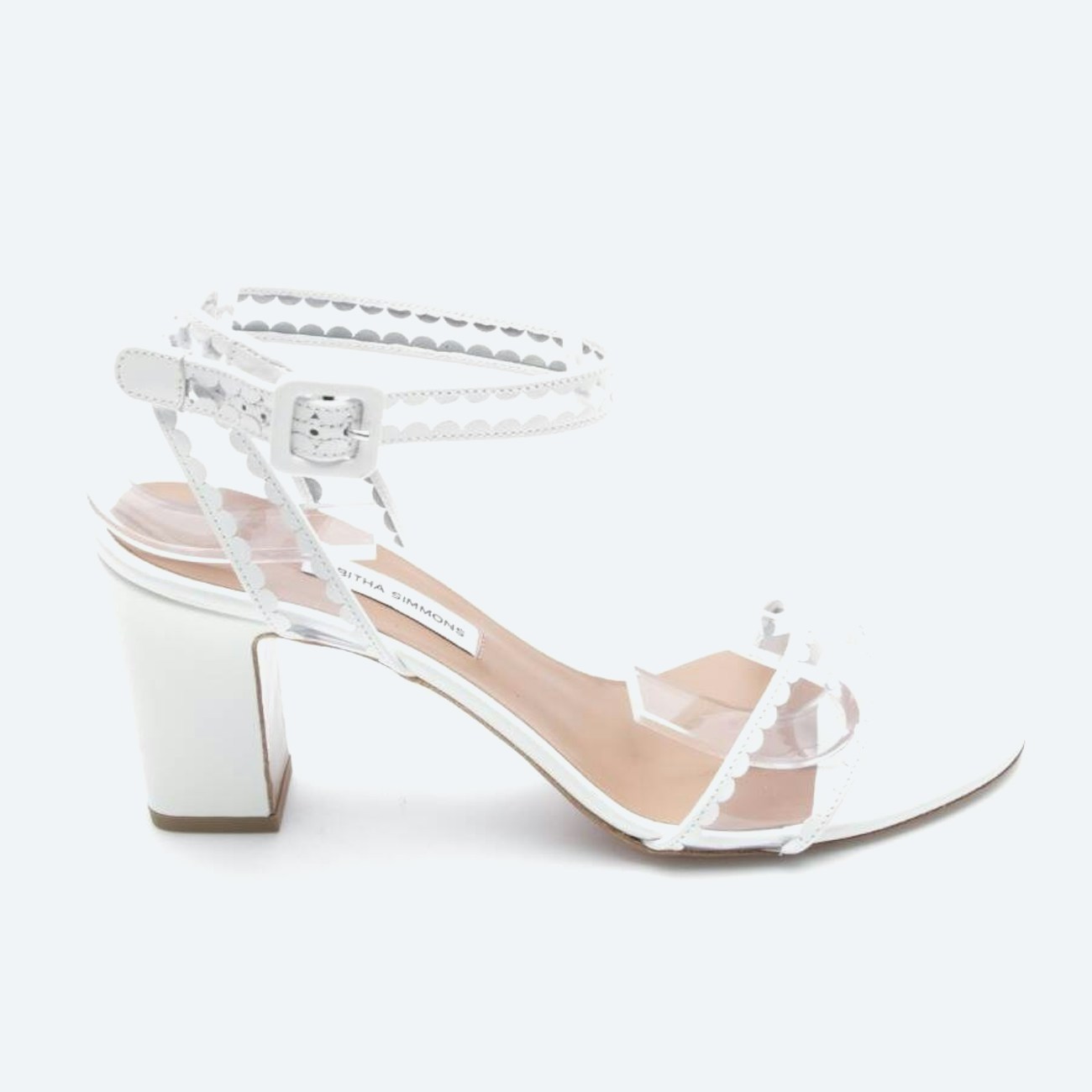 Image 1 of Heeled Sandals EUR 39.5 White in color White | Vite EnVogue
