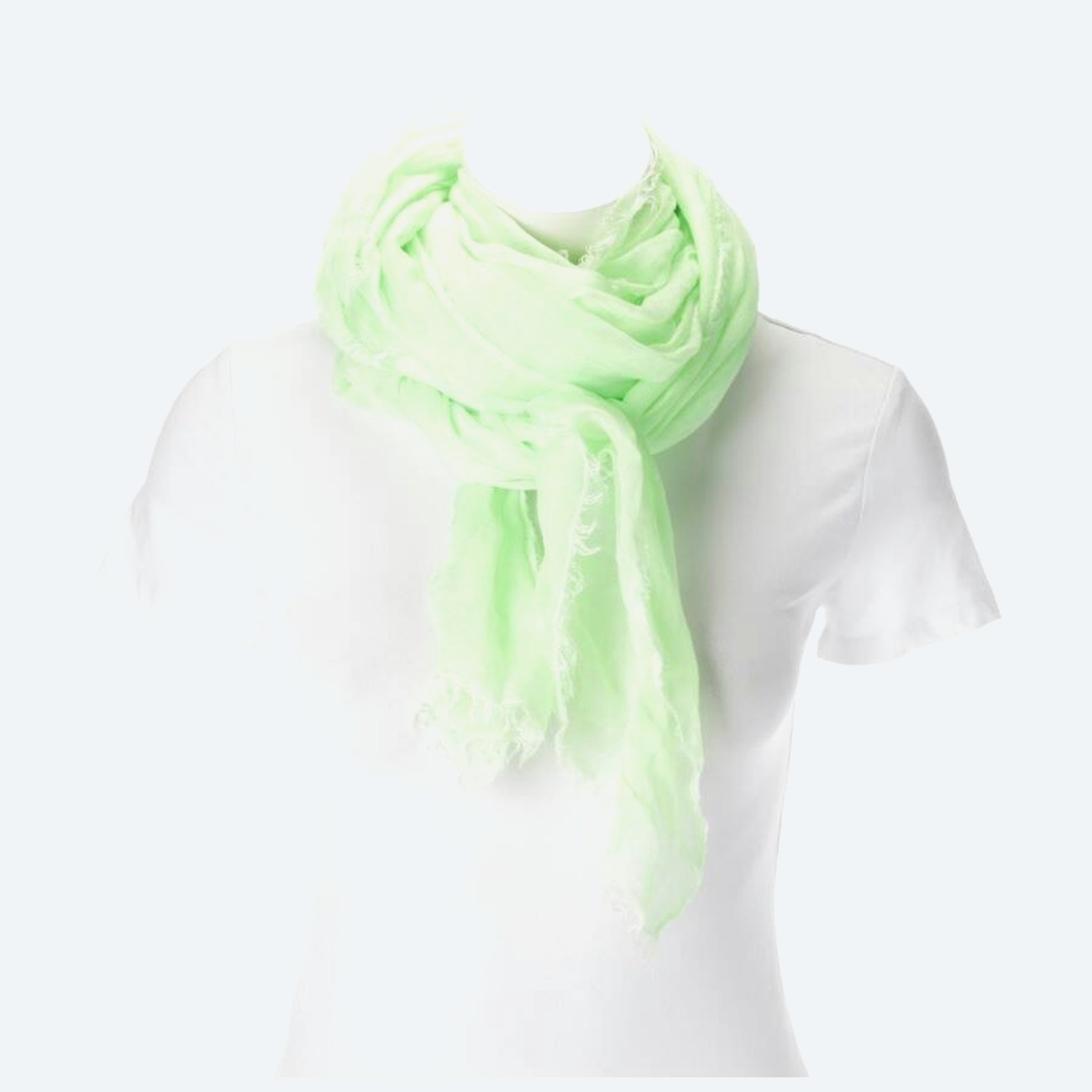 Image 1 of Shawl Light Green in color Green | Vite EnVogue