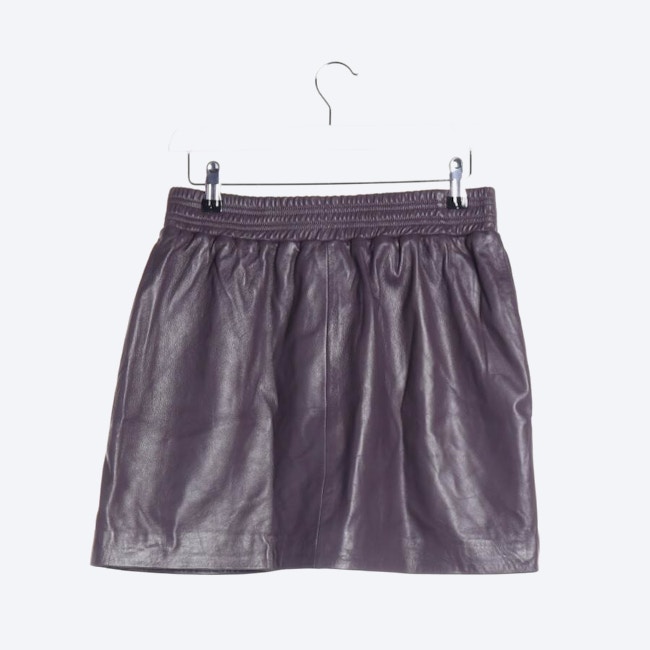 Image 2 of Leather Skirt 40 Purple in color Purple | Vite EnVogue