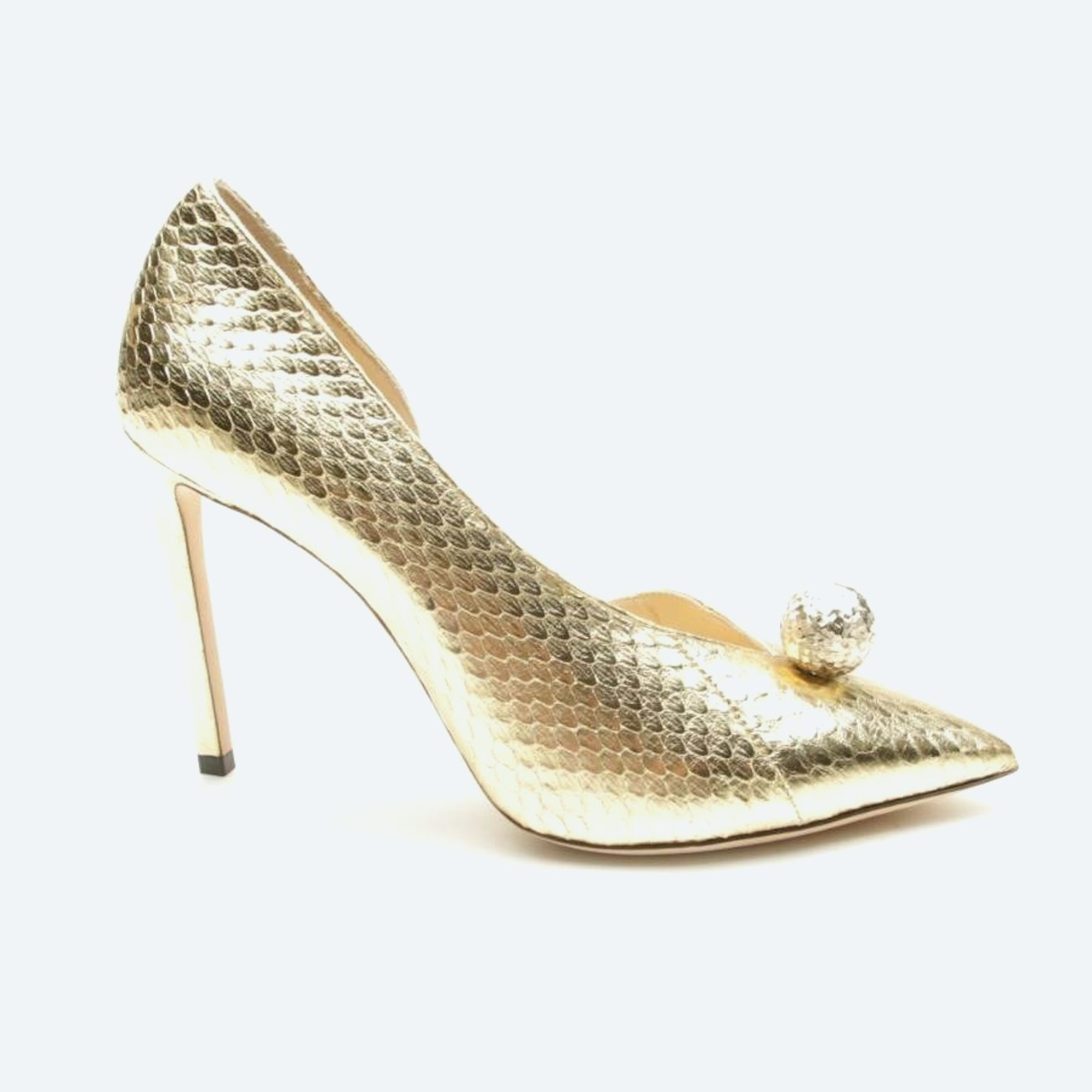 Image 1 of High Heels EUR 38.5 Gold in color Metallic | Vite EnVogue