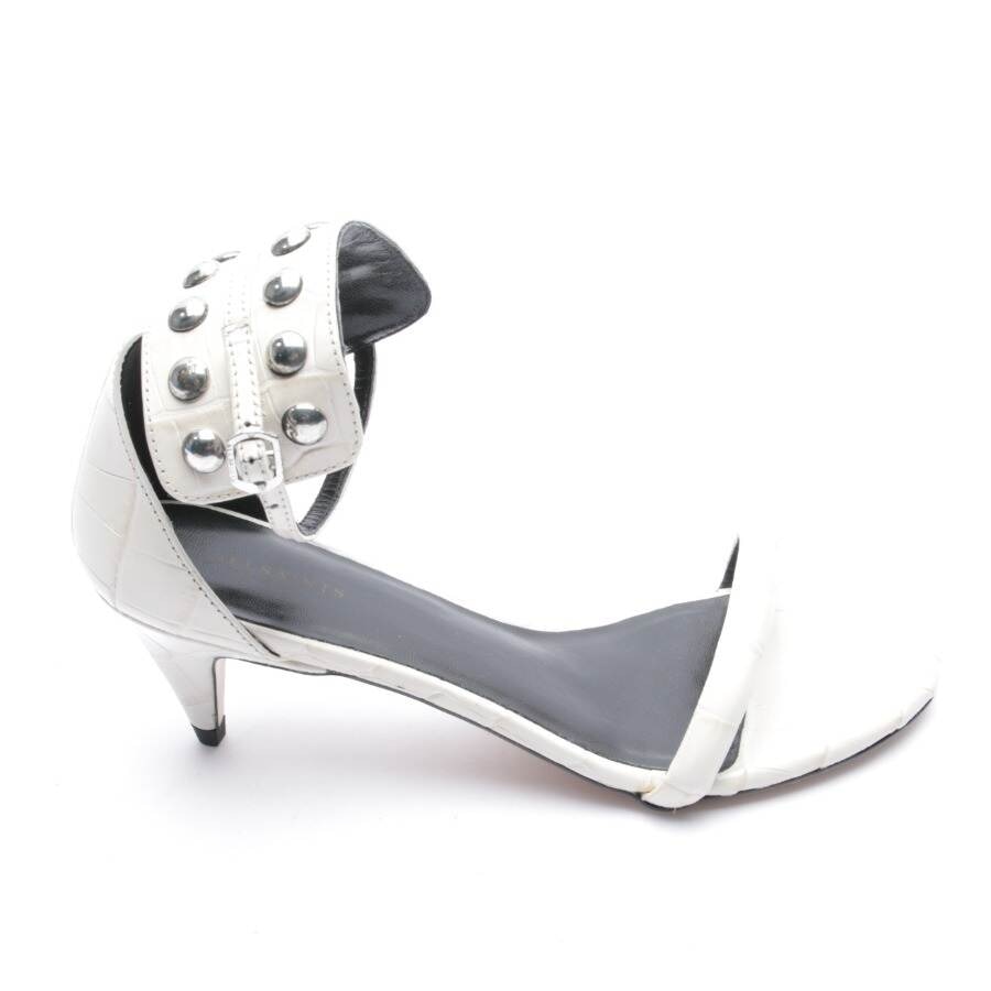 Image 1 of Heeled Sandals EUR 39 Beige in color White | Vite EnVogue