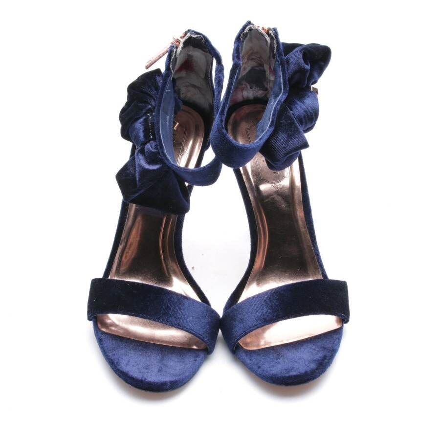 Image 2 of Heeled Sandals EUR38 Navy in color Blue | Vite EnVogue