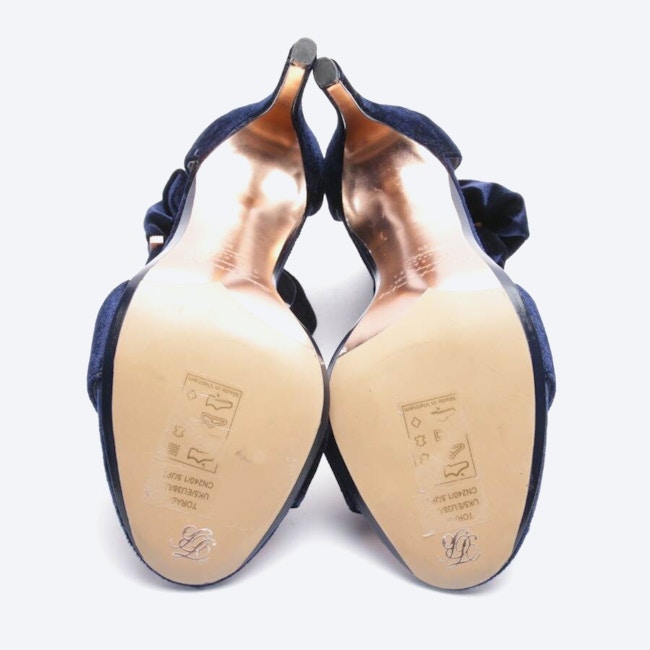 Image 4 of Heeled Sandals EUR38 Navy in color Blue | Vite EnVogue