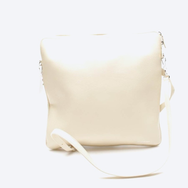 Image 2 of Cushion Square Crossbody Crossbody Bag Cream in color White | Vite EnVogue