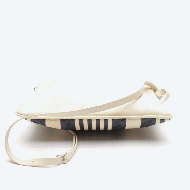 Image 3 of Cushion Square Crossbody Crossbody Bag Cream in color White | Vite EnVogue