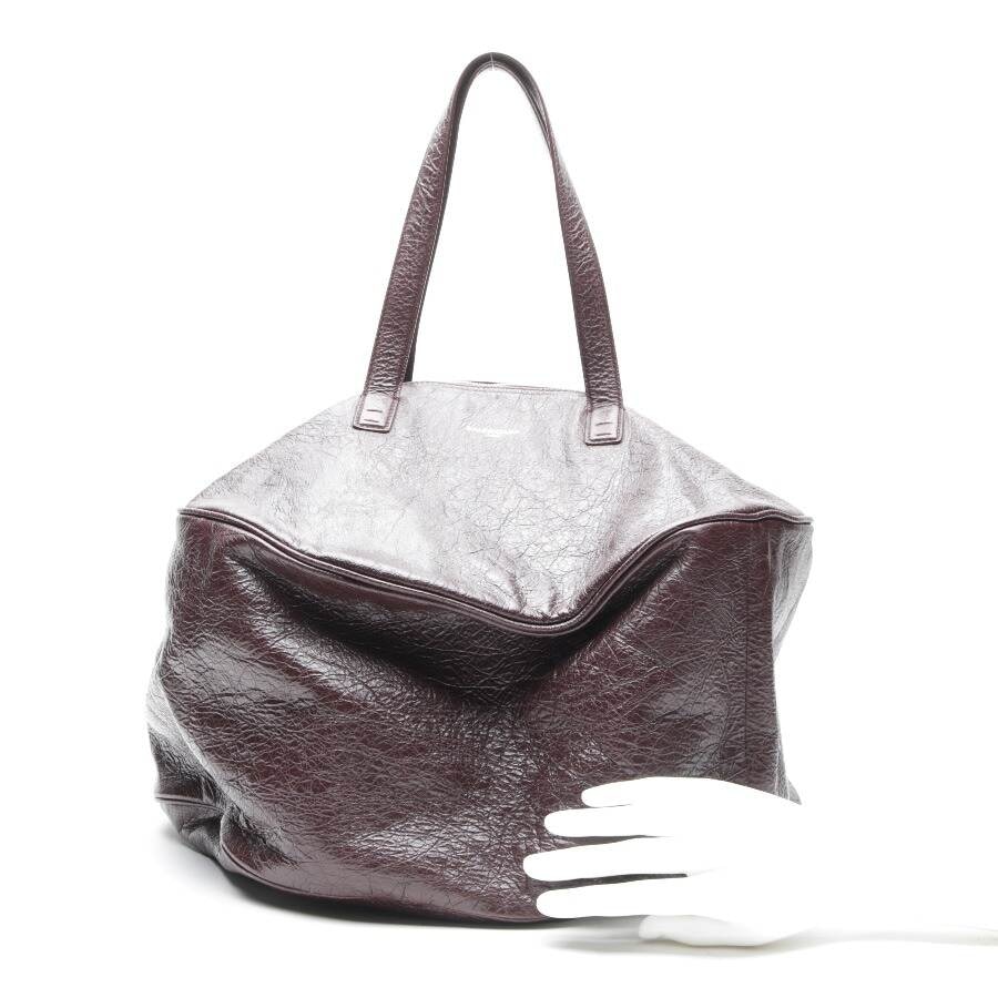 Image 4 of Arena Round Air Hobo Handbag Bordeaux in color Red | Vite EnVogue