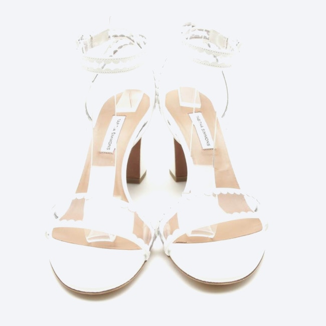 Image 2 of Heeled Sandals EUR 40.5 White in color White | Vite EnVogue