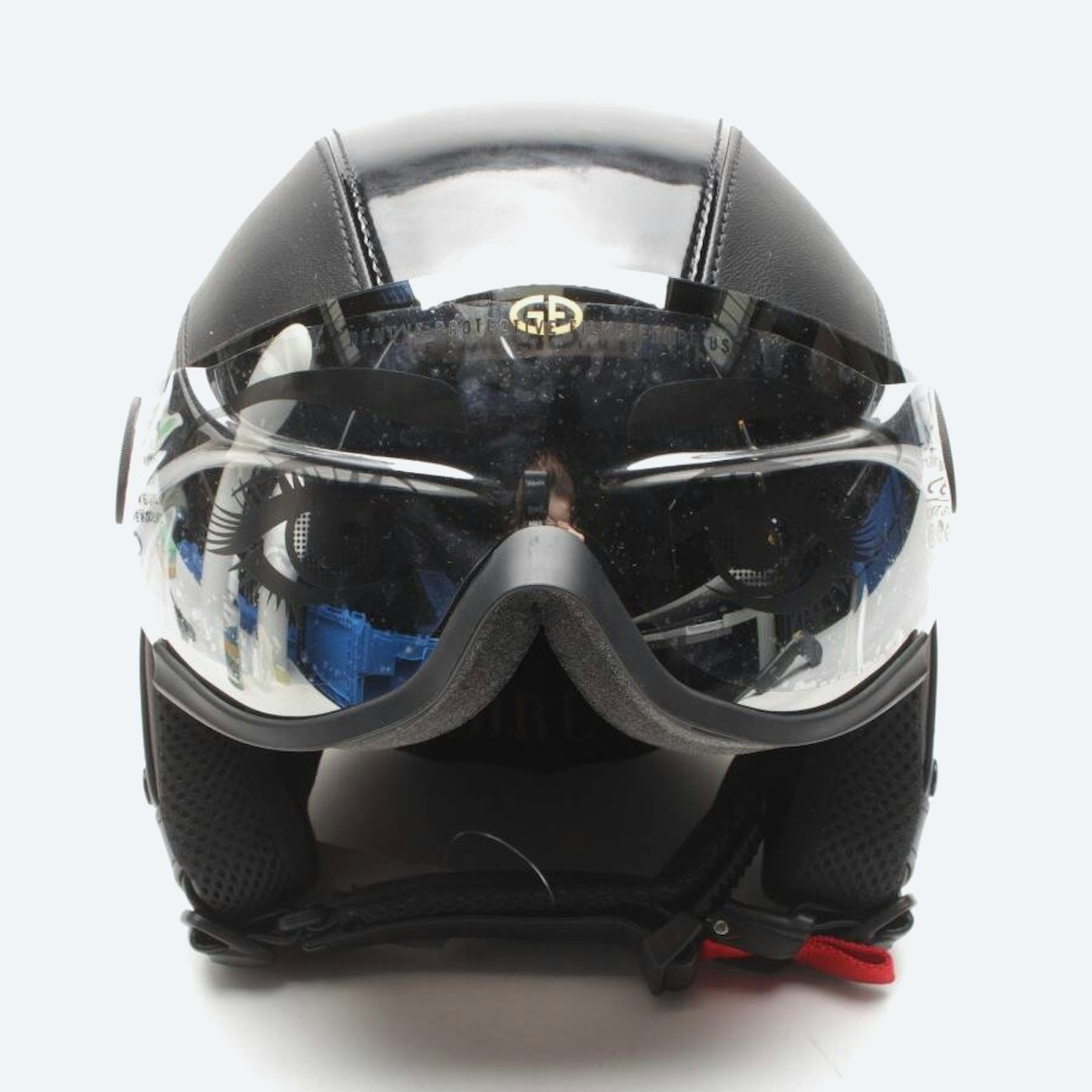 Image 1 of Helmet with Visor Black in color Black | Vite EnVogue