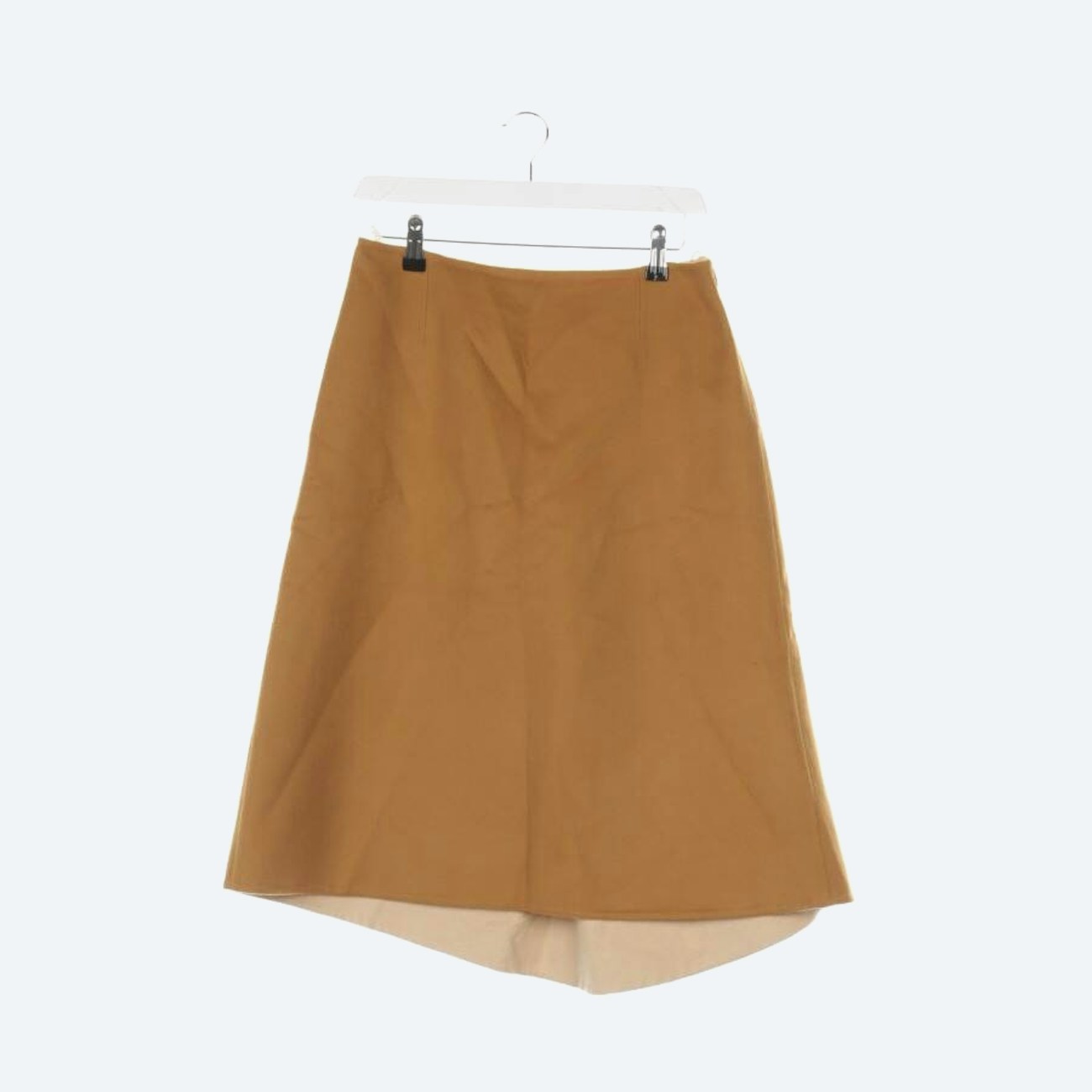 Image 1 of Skirt 36 Camel in color Brown | Vite EnVogue