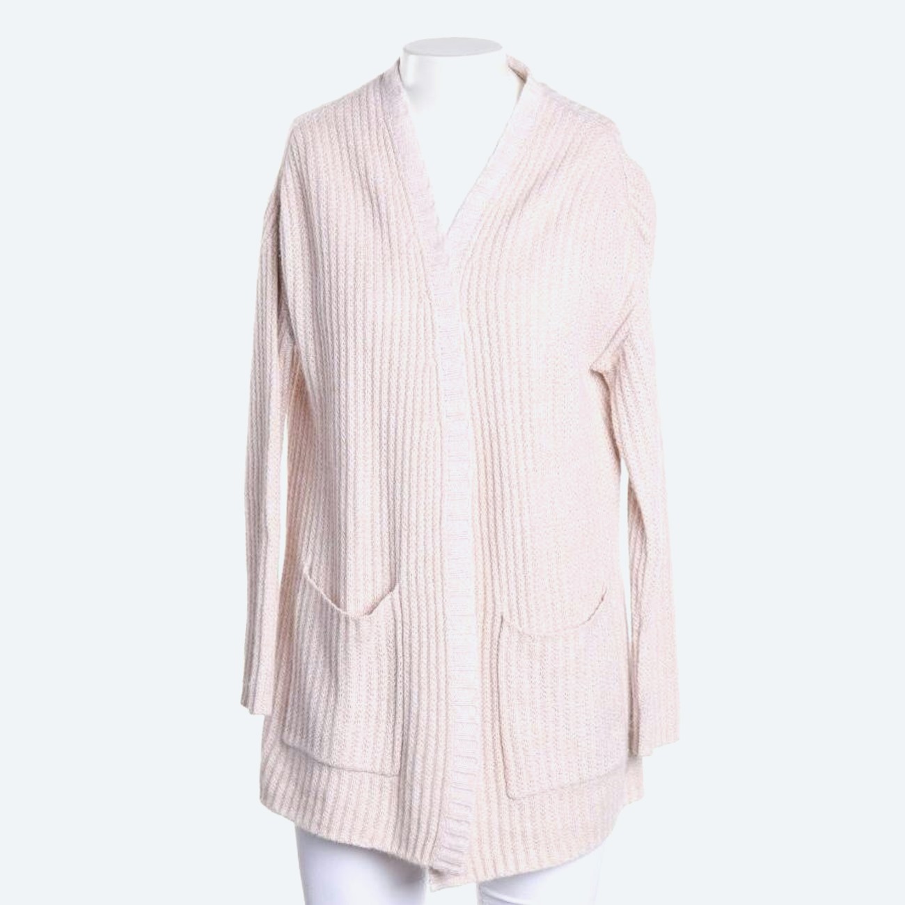 Image 1 of Cashmere Cardigan XS White in color White | Vite EnVogue