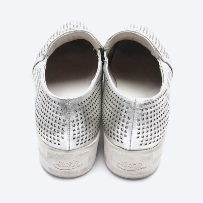 Image 3 of Loafers EUR38 Silver in color Metallic | Vite EnVogue