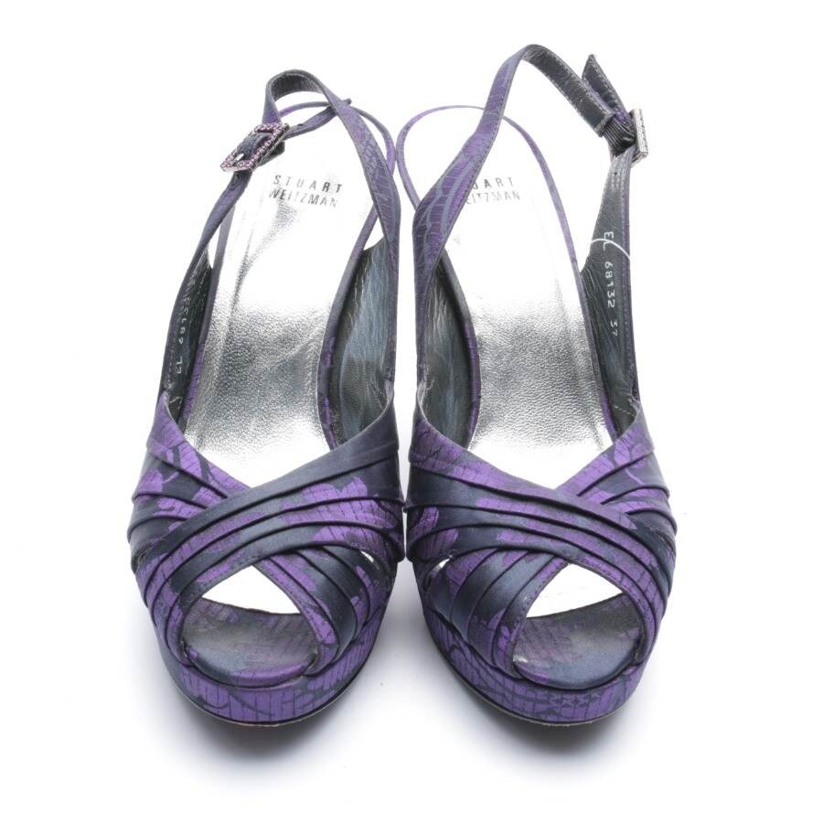 Image 2 of Heeled Sandals EUR 39 Navy in color Blue | Vite EnVogue
