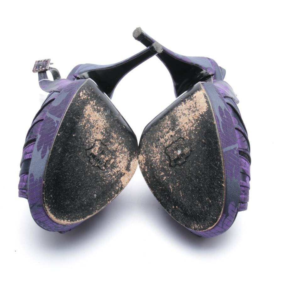 Image 4 of Heeled Sandals EUR 39 Navy in color Blue | Vite EnVogue