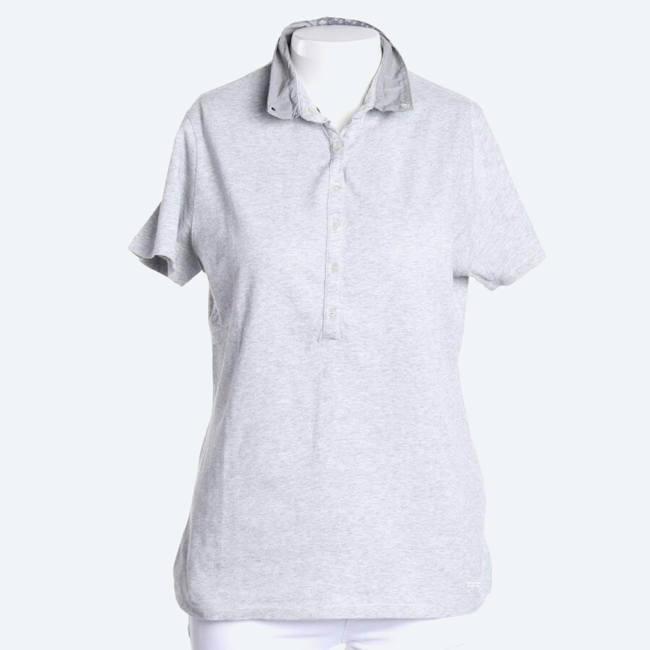 Bild 1 von Poloshirt XL Hellgrau in Farbe Grau | Vite EnVogue